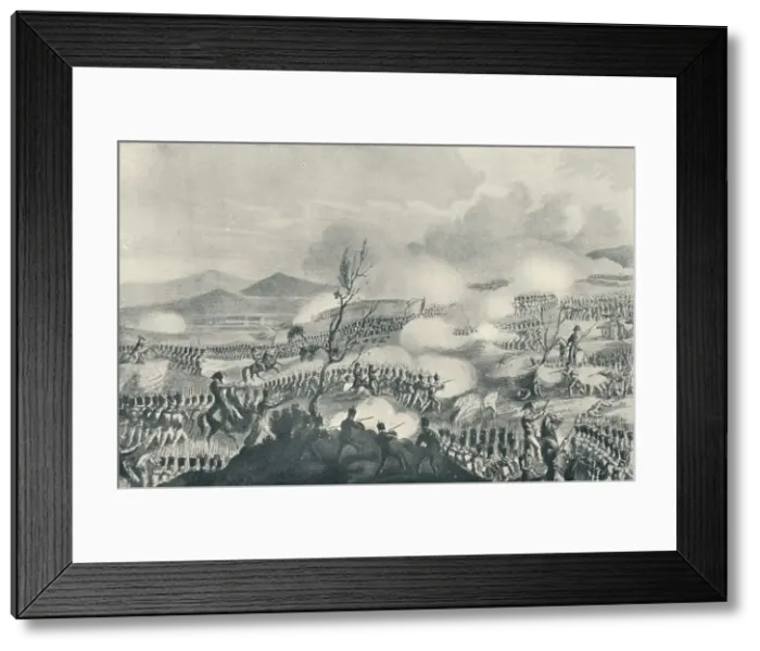 Framed Print : Battle of Nivelle, November 10, 1813, 1815 (1909). Artist: Thomas Sutherland Framed Print : Battle of Nivelle, November 10, 1813, 1815 (1909). Artist: Thomas Sutherland