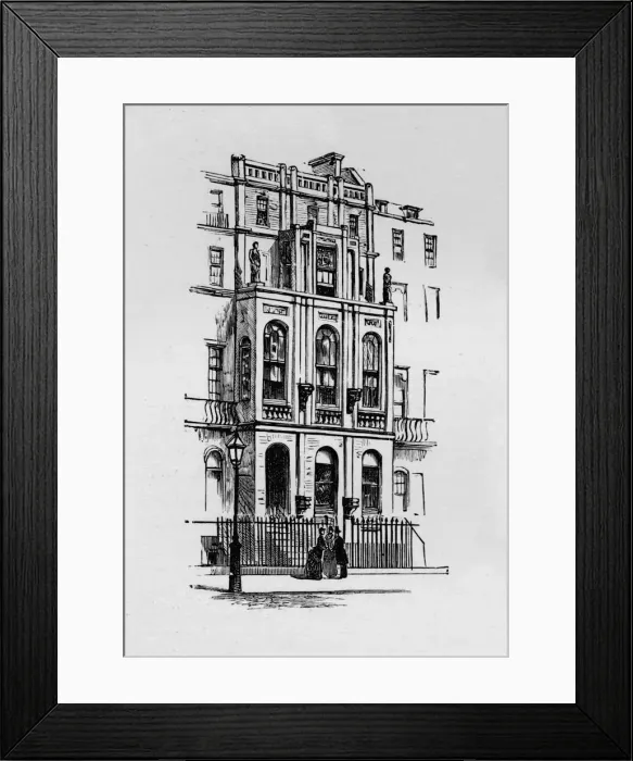 Framed Print : Sir John Soanes Museum, 1890 Framed Print : Sir John Soanes Museum, 1890