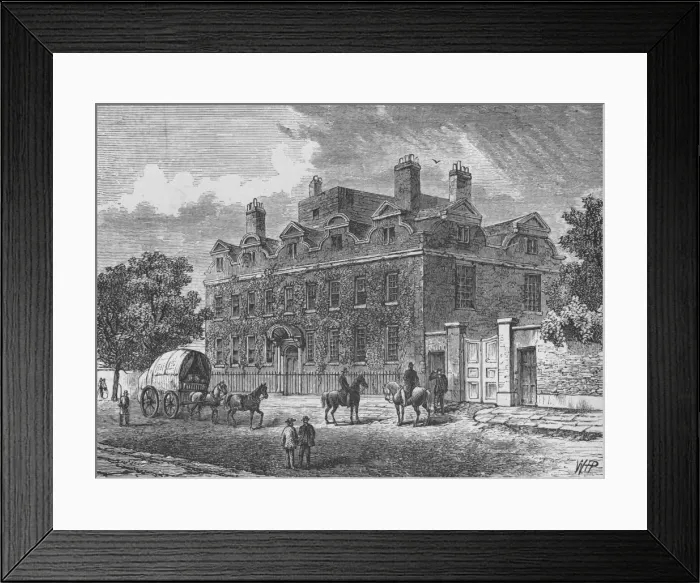 Framed Print : Fairfax House, Putney, 1890 Framed Print : Fairfax House, Putney, 1890