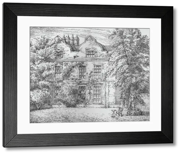 Framed Print : Raleigh House, 1890 Framed Print : Raleigh House, 1890