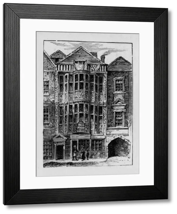 Framed Print : Sir Paul Pindars House, 1890 Framed Print : Sir Paul Pindars House, 1890