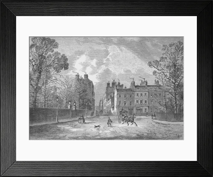 Framed Print : Berkeley Square, 1890 Framed Print : Berkeley Square, 1890