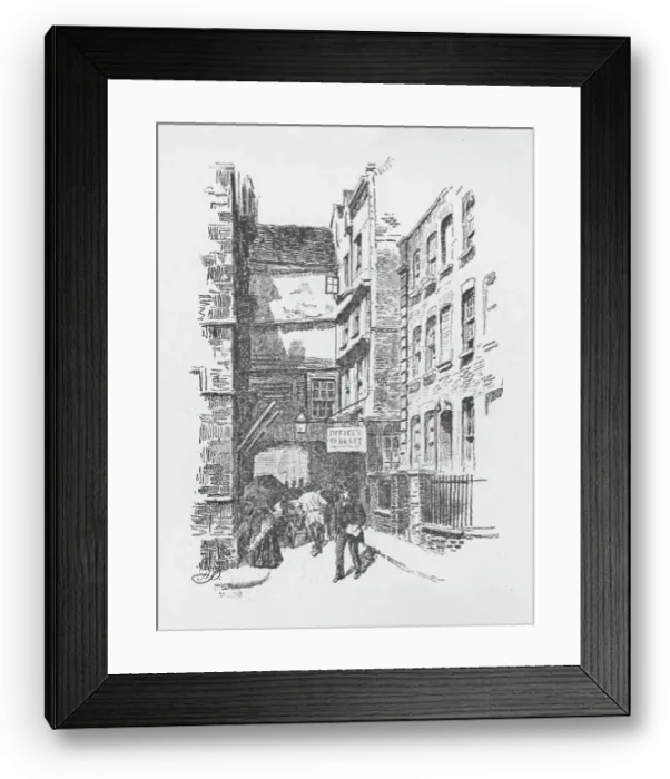 Framed Print : Gateway to Great St. Helens, and Almshouses, 1890 Framed Print : Gateway to Great St. Helens, and Almshouses, 1890