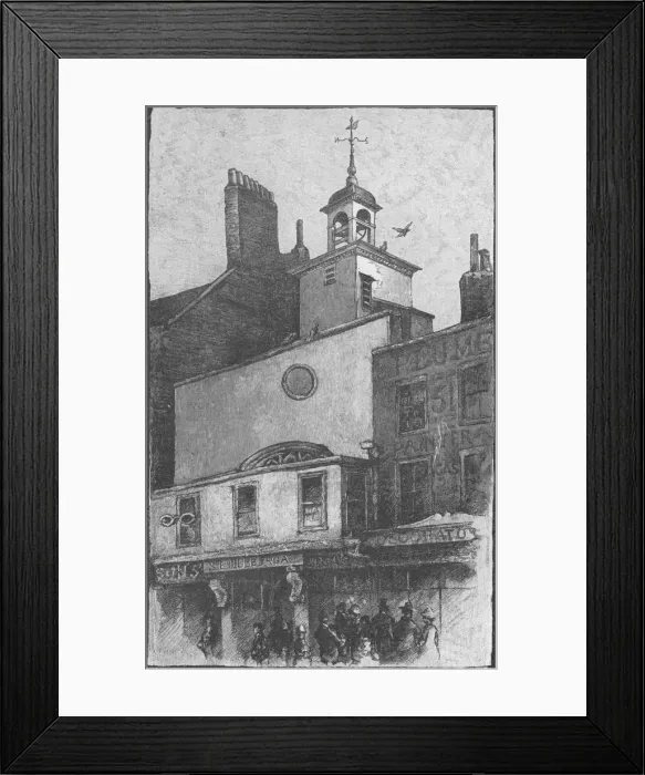 Framed Print : St. Ethelburga, 1890 Framed Print : St. Ethelburga, 1890