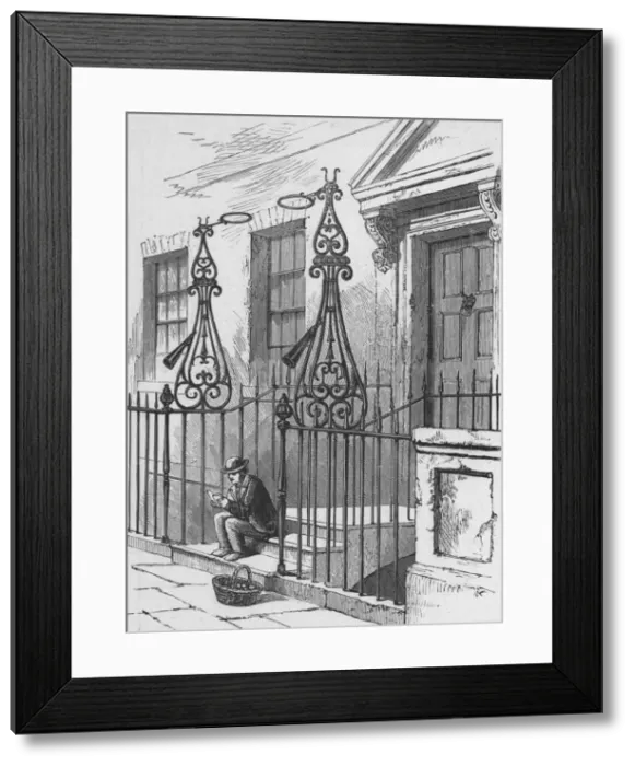 Framed Print : Extinguishers, Berkeley Square, 1890 Framed Print : Extinguishers, Berkeley Square, 1890