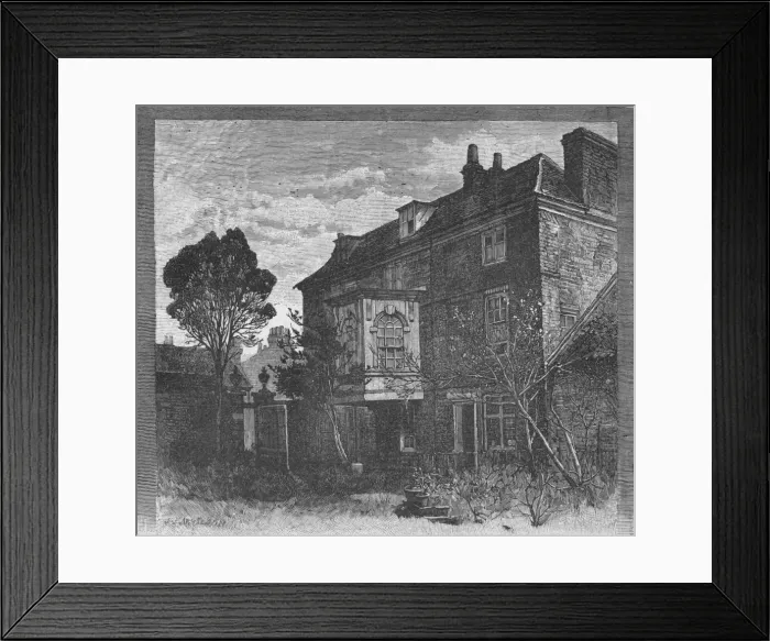 Framed Print : Hogarths House, Chiswick, 1890 Framed Print : Hogarths House, Chiswick, 1890
