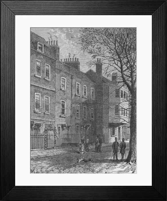 Framed Print : Church Row, Hampstead, 1890 Framed Print : Church Row, Hampstead, 1890