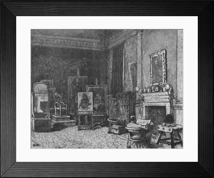 Framed Print : Millaiss Studio, 1890 Framed Print : Millaiss Studio, 1890