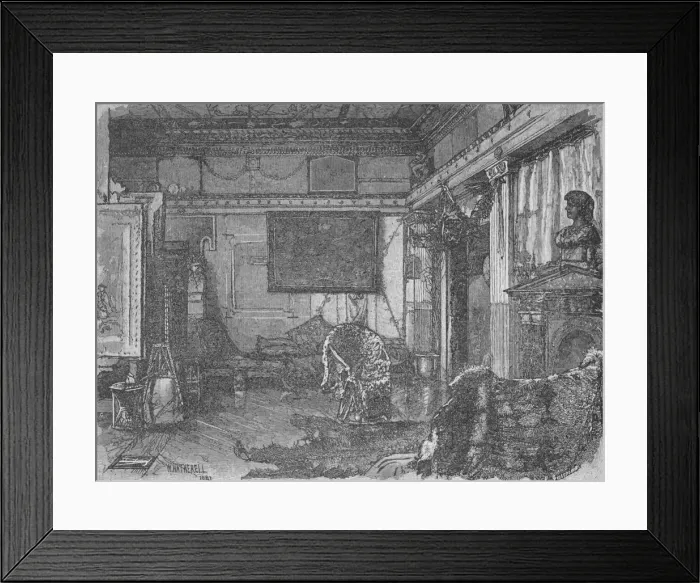 Framed Print : Alma Tademas Former Studio, 1890. Artist: William Hatherell Framed Print : Alma Tademas Former Studio, 1890. Artist: William Hatherell
