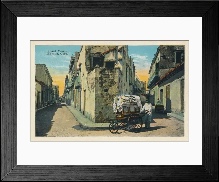 Framed Print : Street Vendor, Havana, Cuba, 1938 Framed Print : Street Vendor, Havana, Cuba, 1938