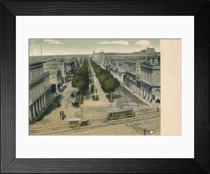 Framed Print : Prado Avenue, 1907 Framed Print : Prado Avenue, 1907