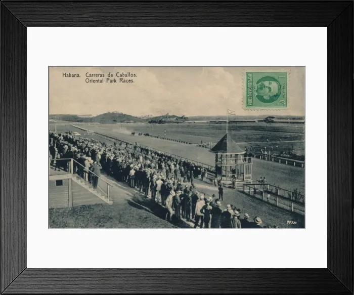 Framed Print : Habana. Oriental Park Races, c1910 Framed Print : Habana. Oriental Park Races, c1910