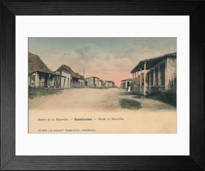 Framed Print : Guantanamo - Block of Maravilla, c1910 Framed Print : Guantanamo - Block of Maravilla, c1910