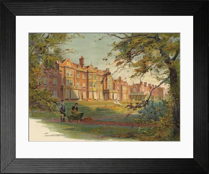 Framed Print : Sandringham House, c1890 Framed Print : Sandringham House, c1890