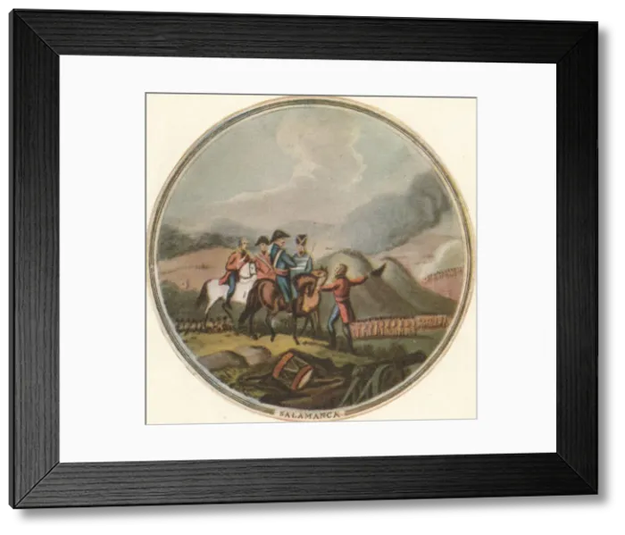 Framed Print : Battle of Salamanca, 1815, (1910). Artist: Edward Orme Framed Print : Battle of Salamanca, 1815, (1910). Artist: Edward Orme