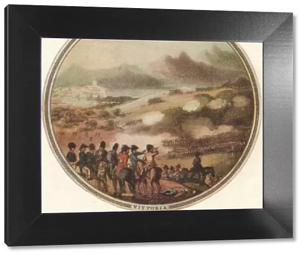 Battle of Vittoria, 1815 (1910). Artist: Edward Orme