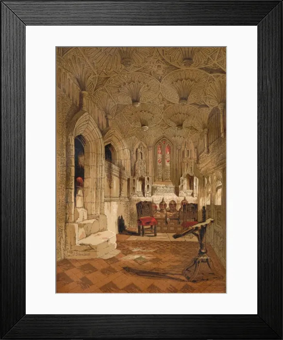Framed Print : Chantry Chapel, c1845, (1864) Framed Print : Chantry Chapel, c1845, (1864)
