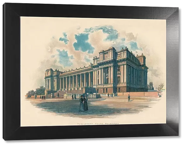 Parliament House, Melbourne, c1890. Artist: Charles Wilkinson