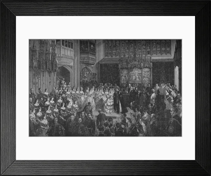 Framed Print : Marriage of the Prince of Wales, c1890 Framed Print : Marriage of the Prince of Wales, c1890