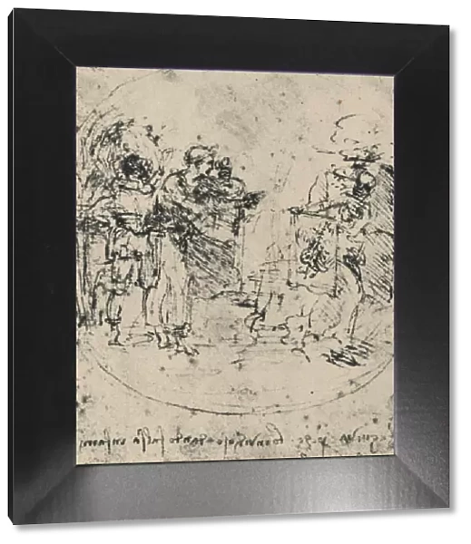 The Unmasking of Envy, c1480 (1945). Artist: Leonardo da Vinci