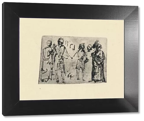 Group of Figures, c1480 (1945). Artist: Leonardo da Vinci