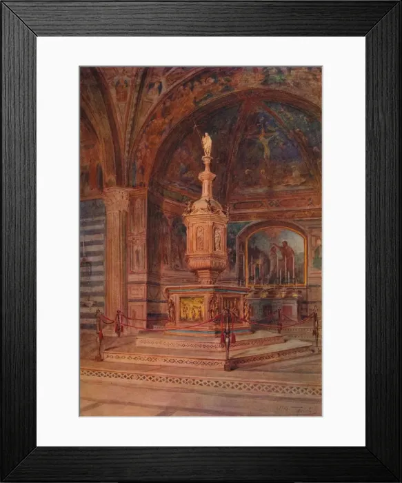 Framed Print : The Baptistery of S. Giovanni, c1900 (1913). Artist: Walter Frederick Roofe Tyndale Framed Print : The Baptistery of S. Giovanni, c1900 (1913). Artist: Walter Frederick Roofe Tyndale