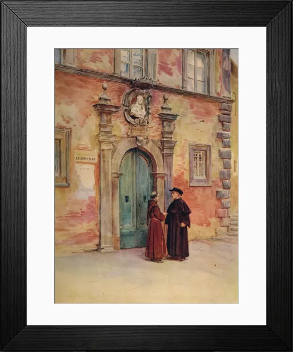 Framed Print : Palazzo Negroni, Montepulciano, c1900 (1913). Artist: Walter Frederick Roofe Tyndale Framed Print : Palazzo Negroni, Montepulciano, c1900 (1913). Artist: Walter Frederick Roofe Tyndale