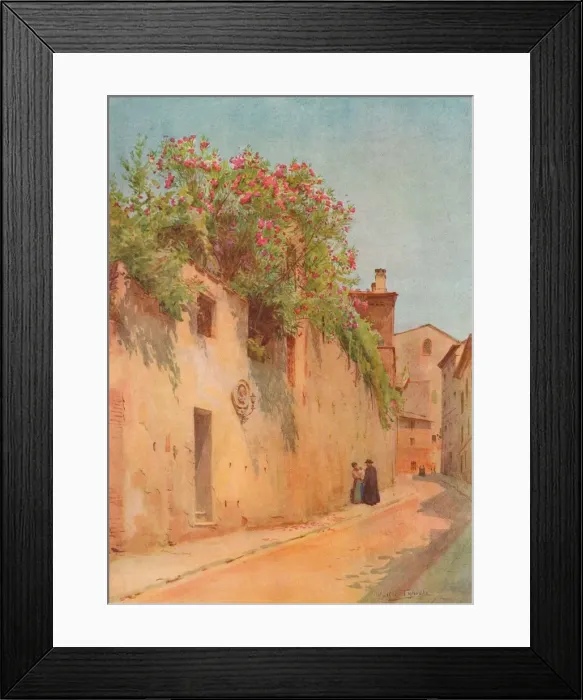 Framed Print : Via Delle Sperandie, Siena, c1900 (1913). Artist: Walter Frederick Roofe Tyndale Framed Print : Via Delle Sperandie, Siena, c1900 (1913). Artist: Walter Frederick Roofe Tyndale