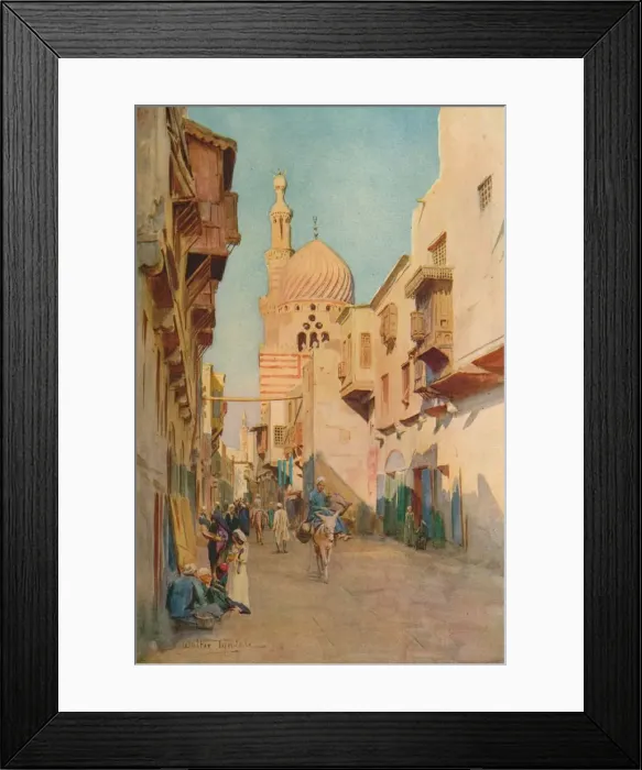 Framed Print : Suk Ess-Selah, Cairo, c1905, (1912). Artist: Walter Frederick Roofe Tyndale Framed Print : Suk Ess-Selah, Cairo, c1905, (1912). Artist: Walter Frederick Roofe Tyndale