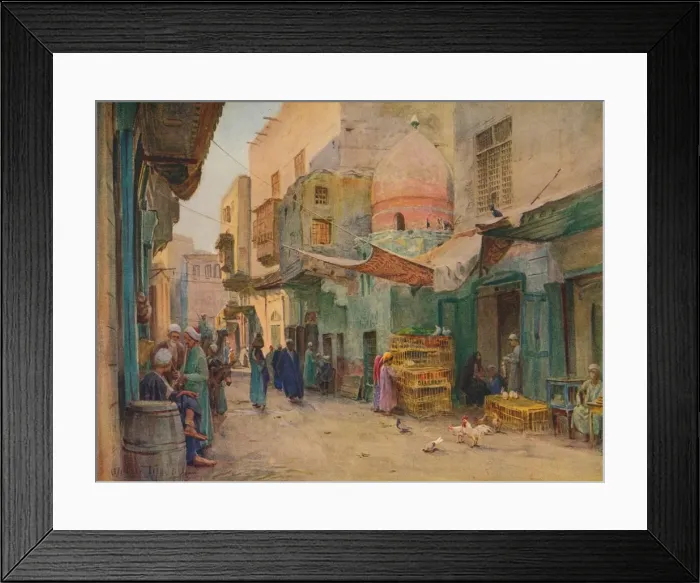 Framed Print : The Tomb of Sheykh Abd-El-Deym, c1905, (1912). Artist: Walter Frederick Roofe Tyndale Framed Print : The Tomb of Sheykh Abd-El-Deym, c1905, (1912). Artist: Walter Frederick Roofe Tyndale