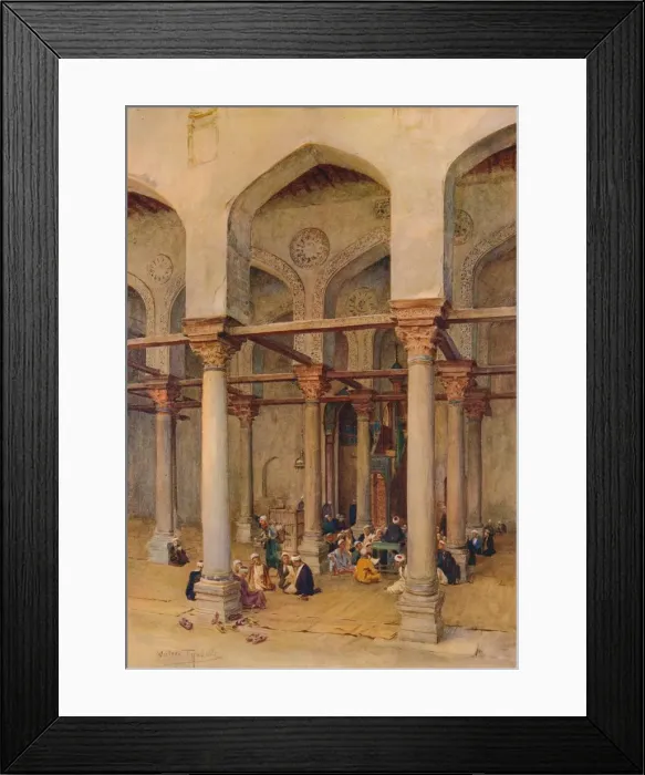 Framed Print : Arab School, c1905, (1912). Artist: Walter Frederick Roofe Tyndale Framed Print : Arab School, c1905, (1912). Artist: Walter Frederick Roofe Tyndale