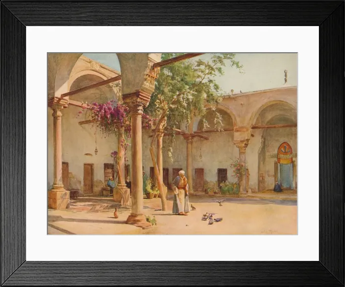 Framed Print : Persian Almshouses, c1905, (1912). Artist: Walter Frederick Roofe Tyndale Framed Print : Persian Almshouses, c1905, (1912). Artist: Walter Frederick Roofe Tyndale