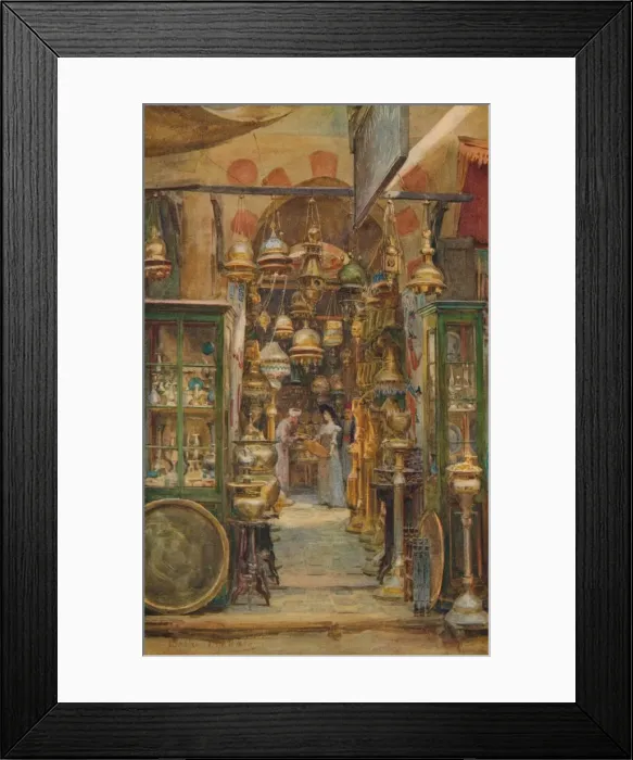 Framed Print : The Store of Nassan, c1905, (1912). Artist: Walter Frederick Roofe Tyndale Framed Print : The Store of Nassan, c1905, (1912). Artist: Walter Frederick Roofe Tyndale