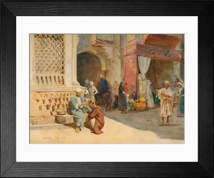 Framed Print : The Hairdresser, c1905, (1912). Artist: Walter Frederick Roofe Tyndale Framed Print : The Hairdresser, c1905, (1912). Artist: Walter Frederick Roofe Tyndale