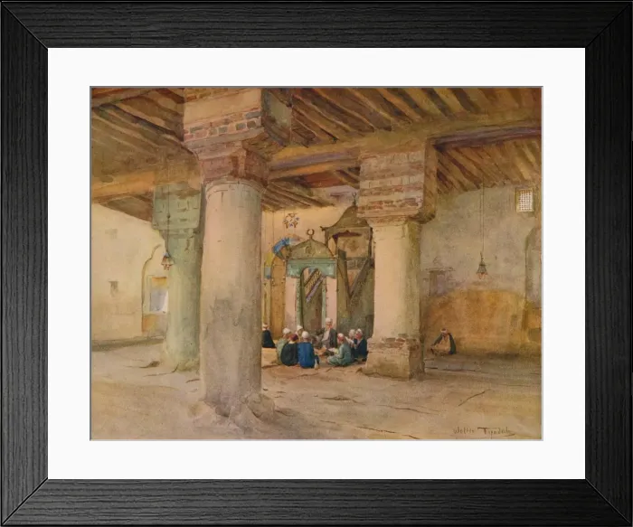 Framed Print : The Mosque at Kosseir, c1905, (1912). Artist: Walter Frederick Roofe Tyndale Framed Print : The Mosque at Kosseir, c1905, (1912). Artist: Walter Frederick Roofe Tyndale