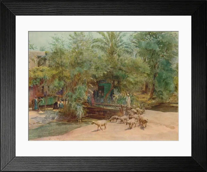 Framed Print : The Village of Marg, c1905, (1912). Artist: Walter Frederick Roofe Tyndale Framed Print : The Village of Marg, c1905, (1912). Artist: Walter Frederick Roofe Tyndale