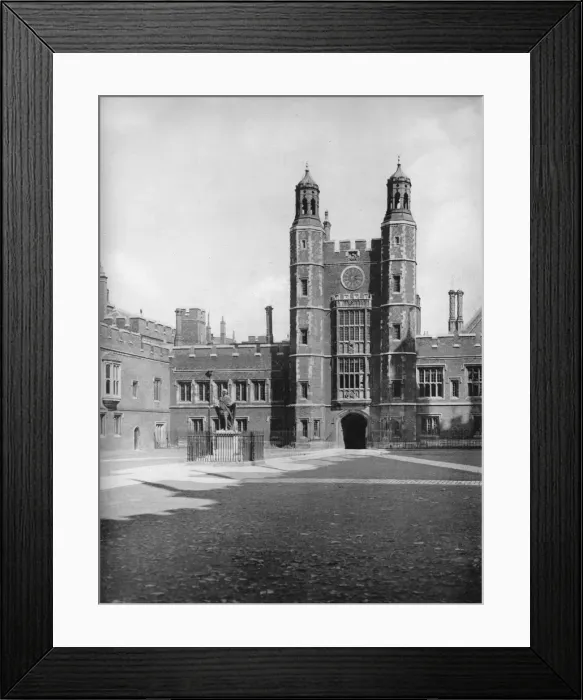 Framed Print : School Yard and Luptons Tower, 1926 Framed Print : School Yard and Luptons Tower, 1926