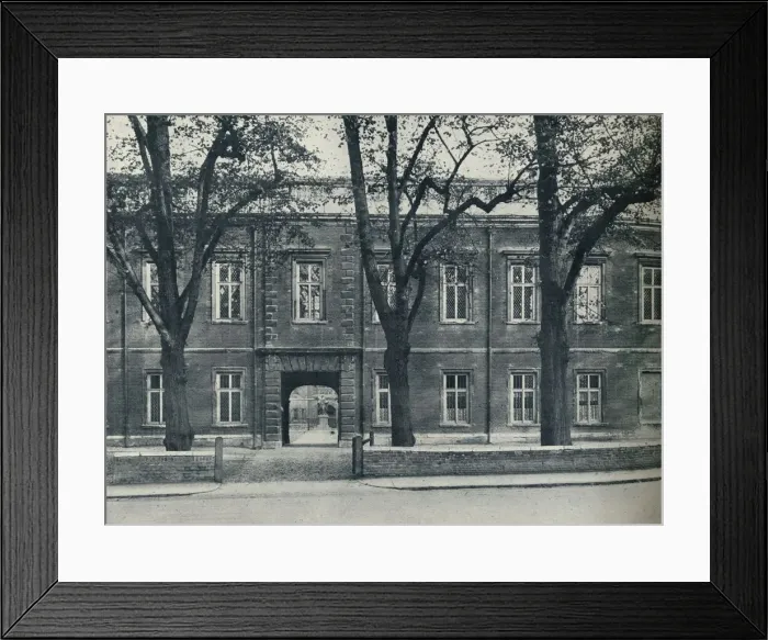 Framed Print : Upper School, Looking Through Into School Yard, 1926 Framed Print : Upper School, Looking Through Into School Yard, 1926