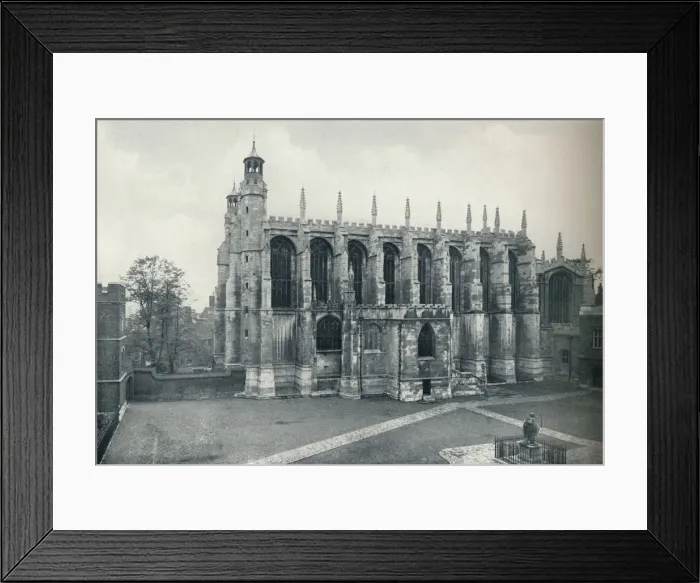 Framed Print : The Chapel, from the Roof of Long Chamber, 1926 Framed Print : The Chapel, from the Roof of Long Chamber, 1926