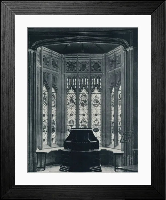 Framed Print : The Oriel Window in Hall, 1926 Framed Print : The Oriel Window in Hall, 1926