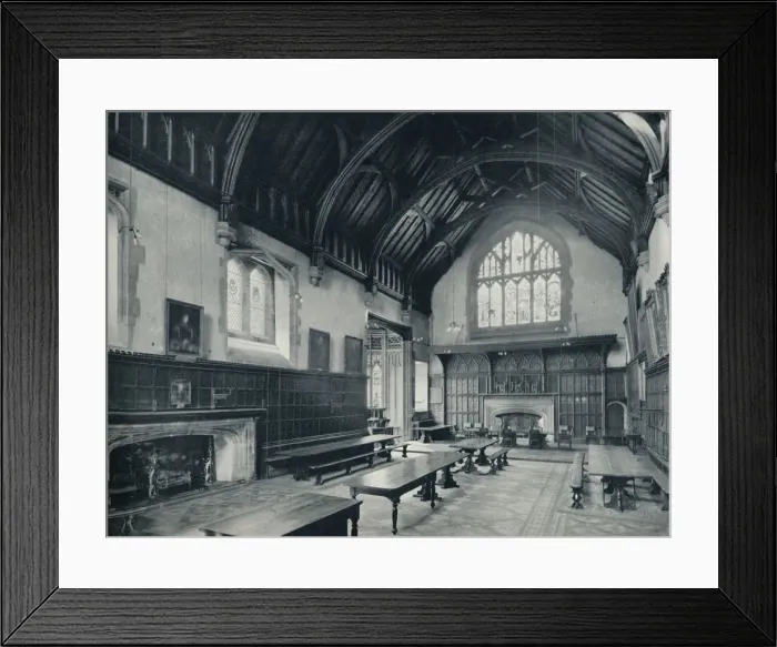 Framed Print : College Hall, Looking West, 1926 Framed Print : College Hall, Looking West, 1926