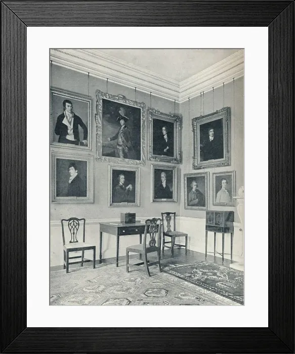 Framed Print : Leaving Portraits in the Drawing-Room, 1926 Framed Print : Leaving Portraits in the Drawing-Room, 1926