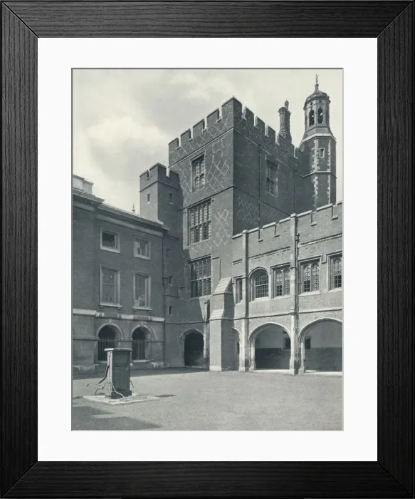 Framed Print : Cloisters and College Library, 1926 Framed Print : Cloisters and College Library, 1926
