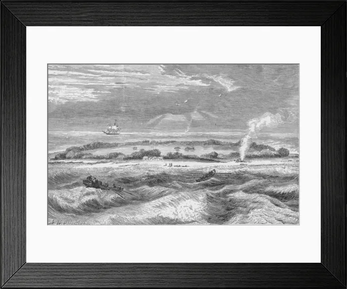 Framed Print : Whitsunday Island, c1885, (1890). Artist: Robert Taylor Pritchett Framed Print : Whitsunday Island, c1885, (1890). Artist: Robert Taylor Pritchett
