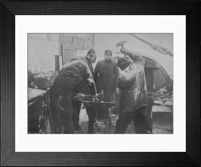 Framed Print : The Smithy on Board the Fram, 1897 Framed Print : The Smithy on Board the Fram, 1897
