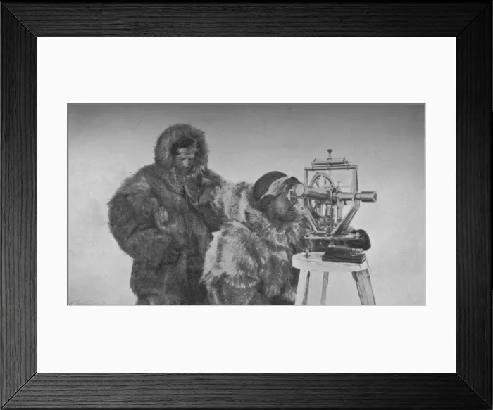 Framed Print : A Chronometer-Observation with the Theodolite, c1893-1896, (1897) Framed Print : A Chronometer-Observation with the Theodolite, c1893-1896, (1897)