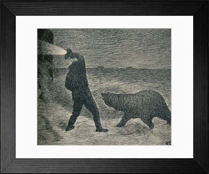 Framed Print : I Took the Lantern and Gave Him a Whack on the Head With It, c1893-1896, (1897). Artist: H Egidus Framed Print : I Took the Lantern and Gave Him a Whack on the Head With It, c1893-1896, (1897). Artist: H Egidus