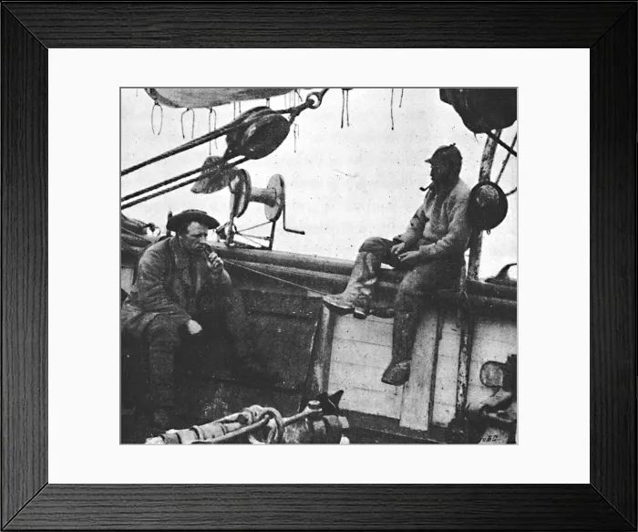 Framed Print : On the After-Deck of the Fram (October, 1894), 1894 (1897) Framed Print : On the After-Deck of the Fram (October, 1894), 1894 (1897)