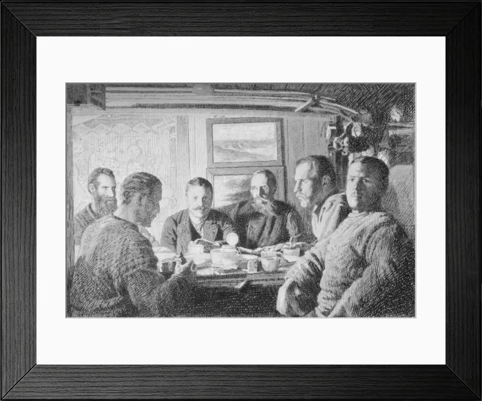 Framed Print : The Upper End of the Supper Table. 15 February 1895, (1897) Framed Print : The Upper End of the Supper Table. 15 February 1895, (1897)