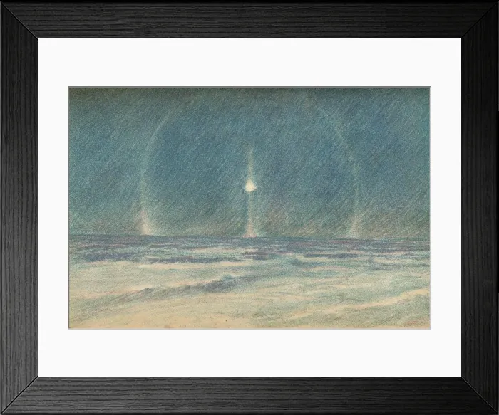 Framed Print : Light Phenomena in the Polar Night, 22nd November 1893, (1897). Artist: Fridtjof Nansen Framed Print : Light Phenomena in the Polar Night, 22nd November 1893, (1897). Artist: Fridtjof Nansen